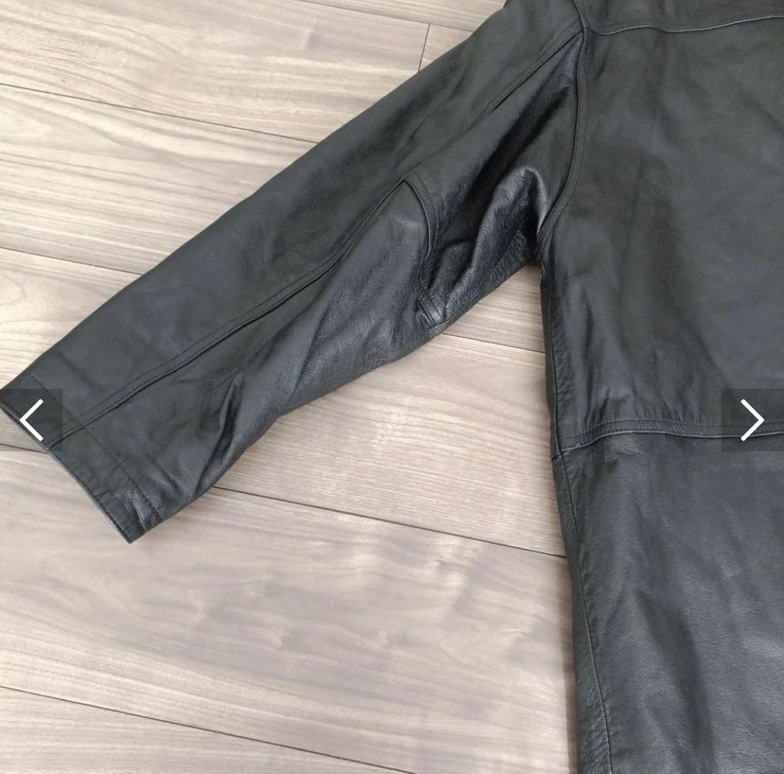 빈티지 누빔 레더 자켓  상품이미지5