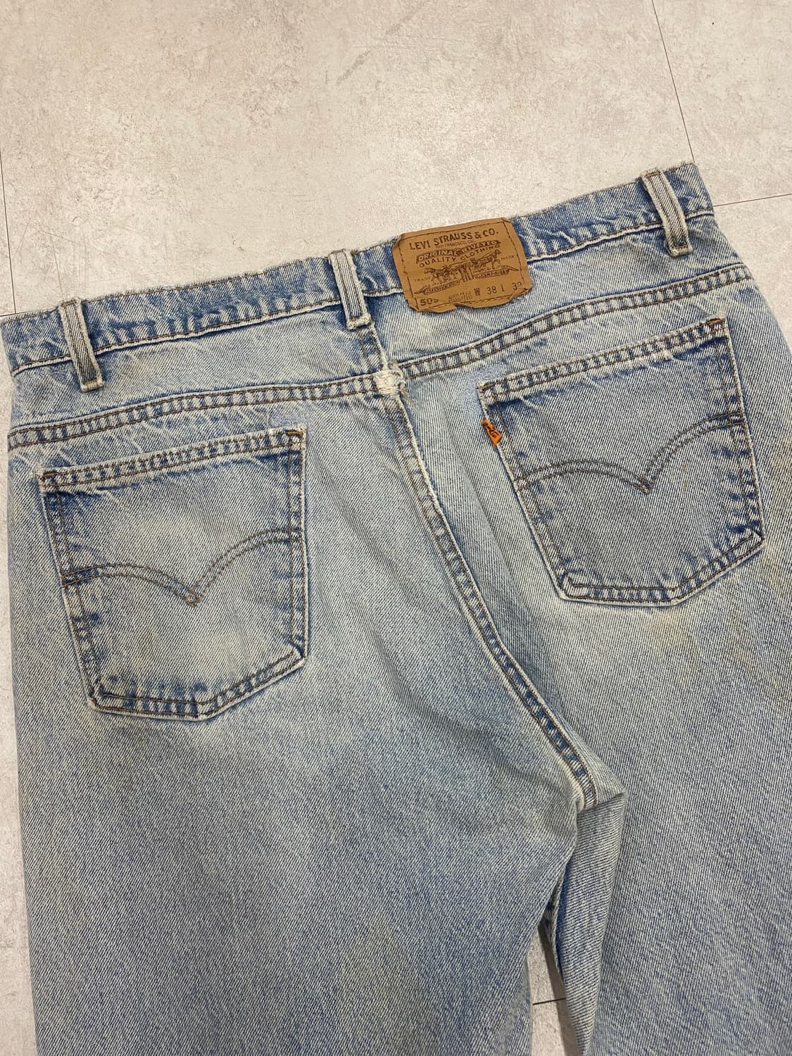 38x32 빈티지 리바이스 505 USA 오렌지탭 상품이미지6