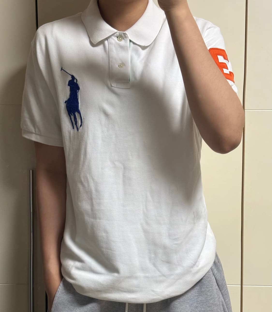 폴로 랄프로렌 빅포니 화이트 카라티 상품이미지1
