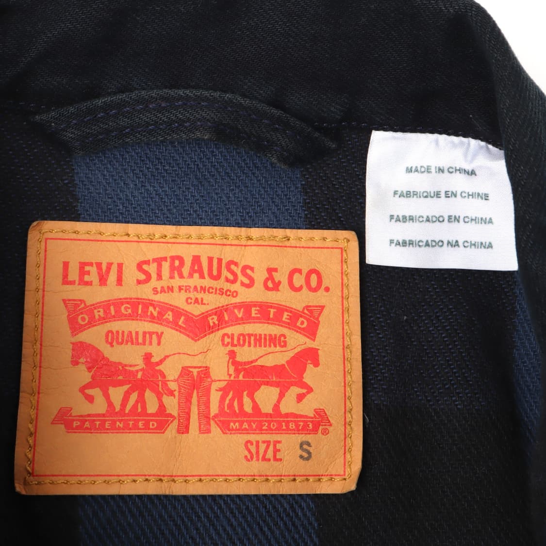 리바이스 코튼 체크라이너 3rd 트러커 데님자켓 상품이미지8