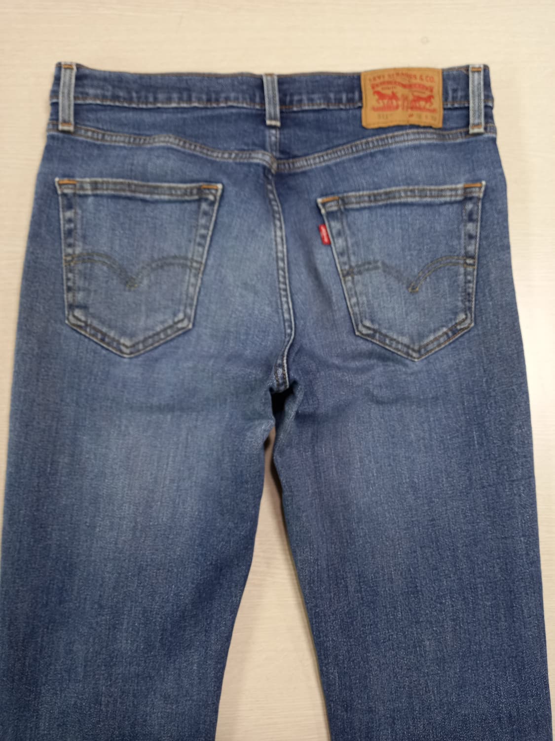 32 리바이스511 워싱 스판 슬림일자진 32-380 상품이미지4