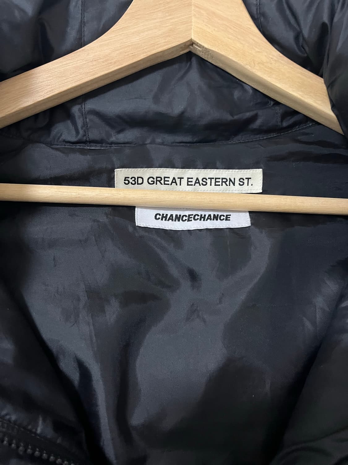 챈스챈스 패딩 블랙 s 상품이미지7