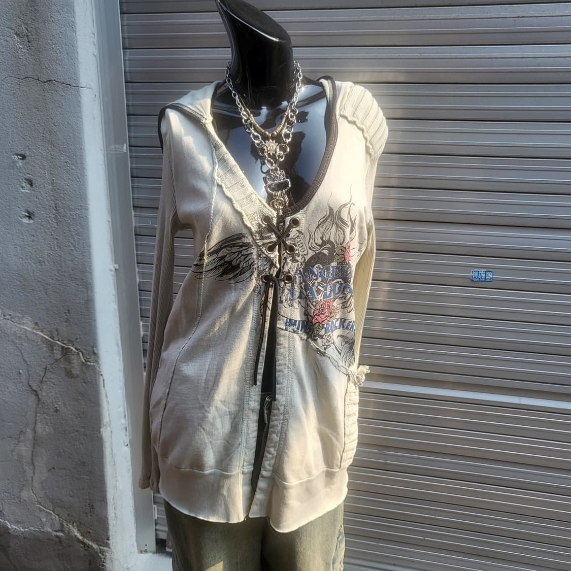 skinny minnie hooded cardigan  상품이미지2
