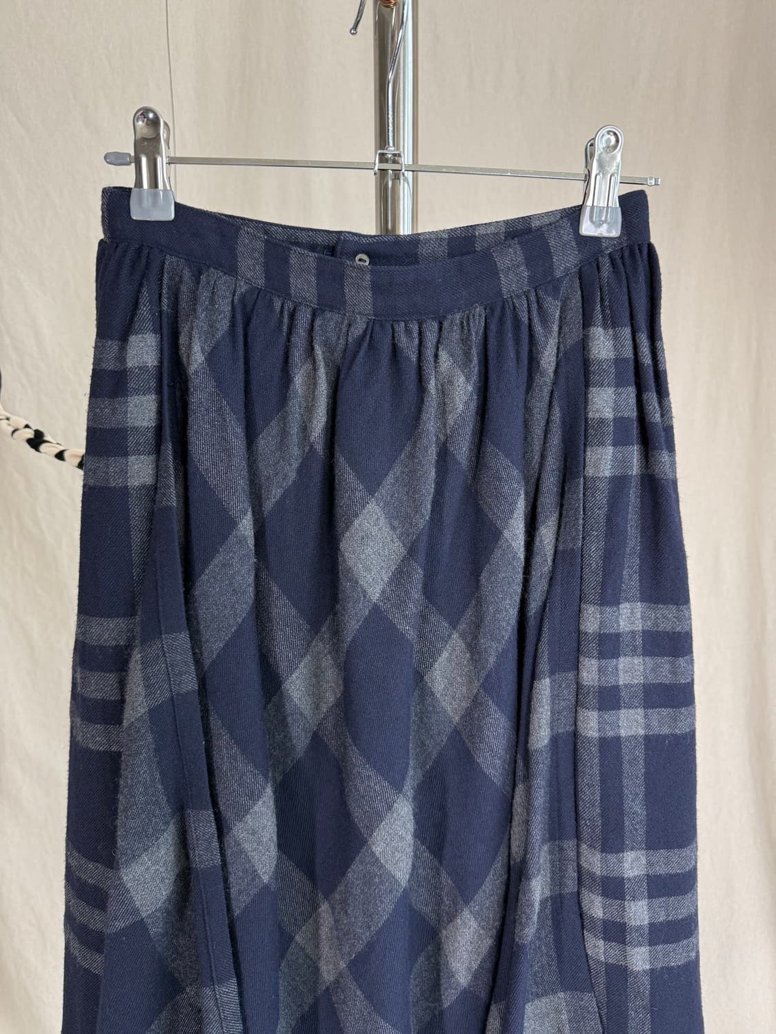Comme des Garcons 체크 울 스커트 상품이미지5