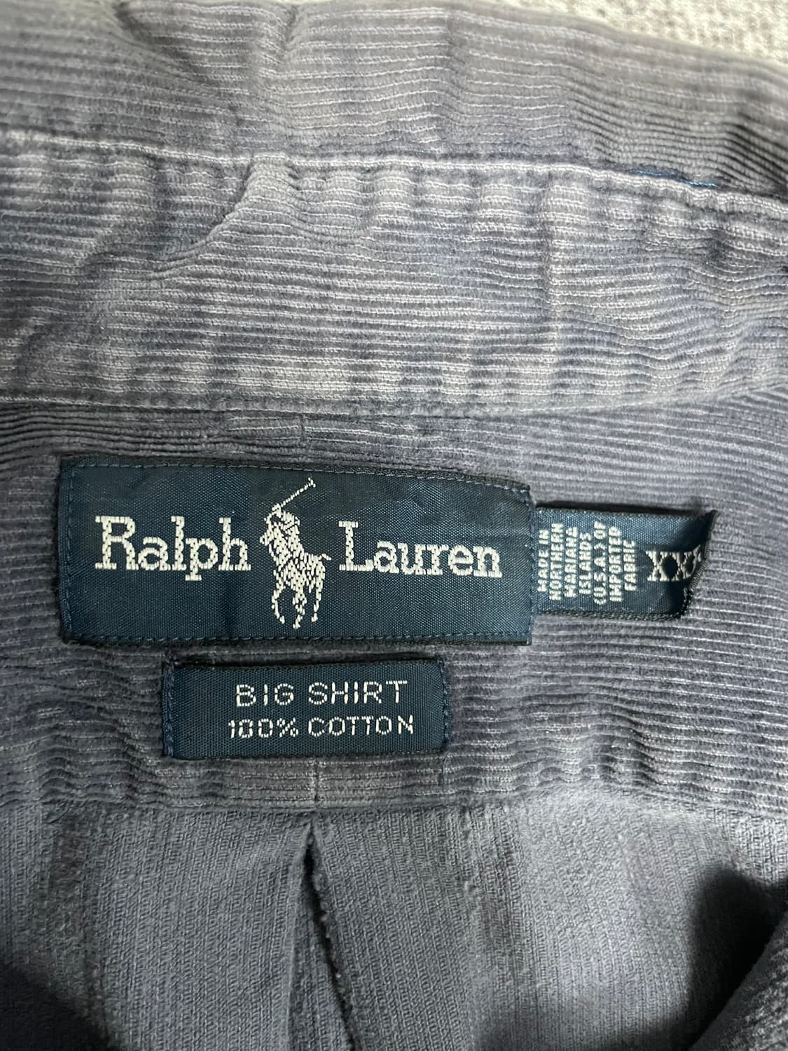 Polo RL BIG SHIRT 코듀로이 상품이미지6