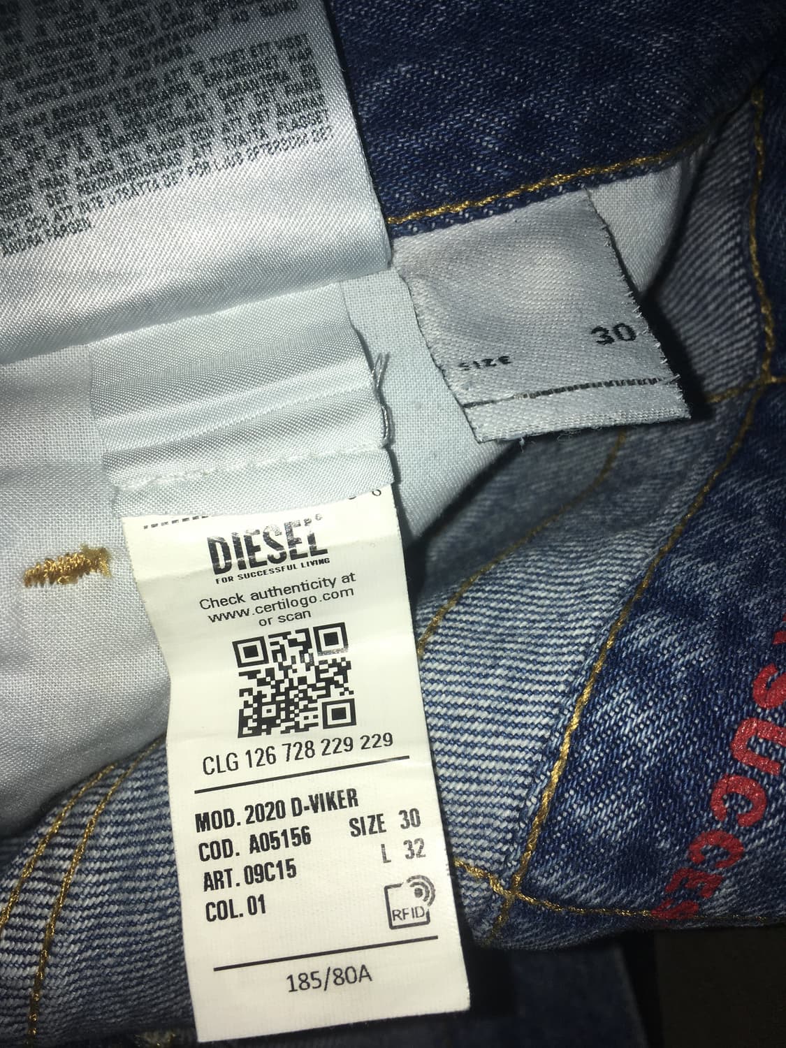 Diesel baggy blue jeans 상품이미지7