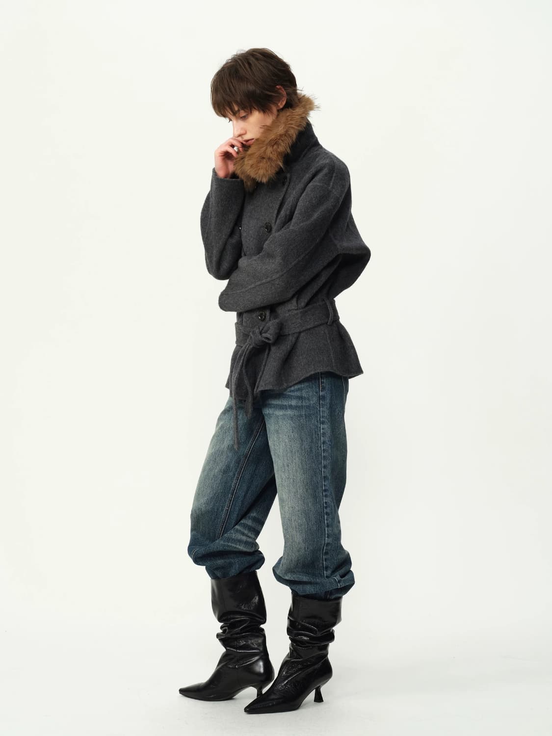 EVISTUB 울 코트 상품이미지2