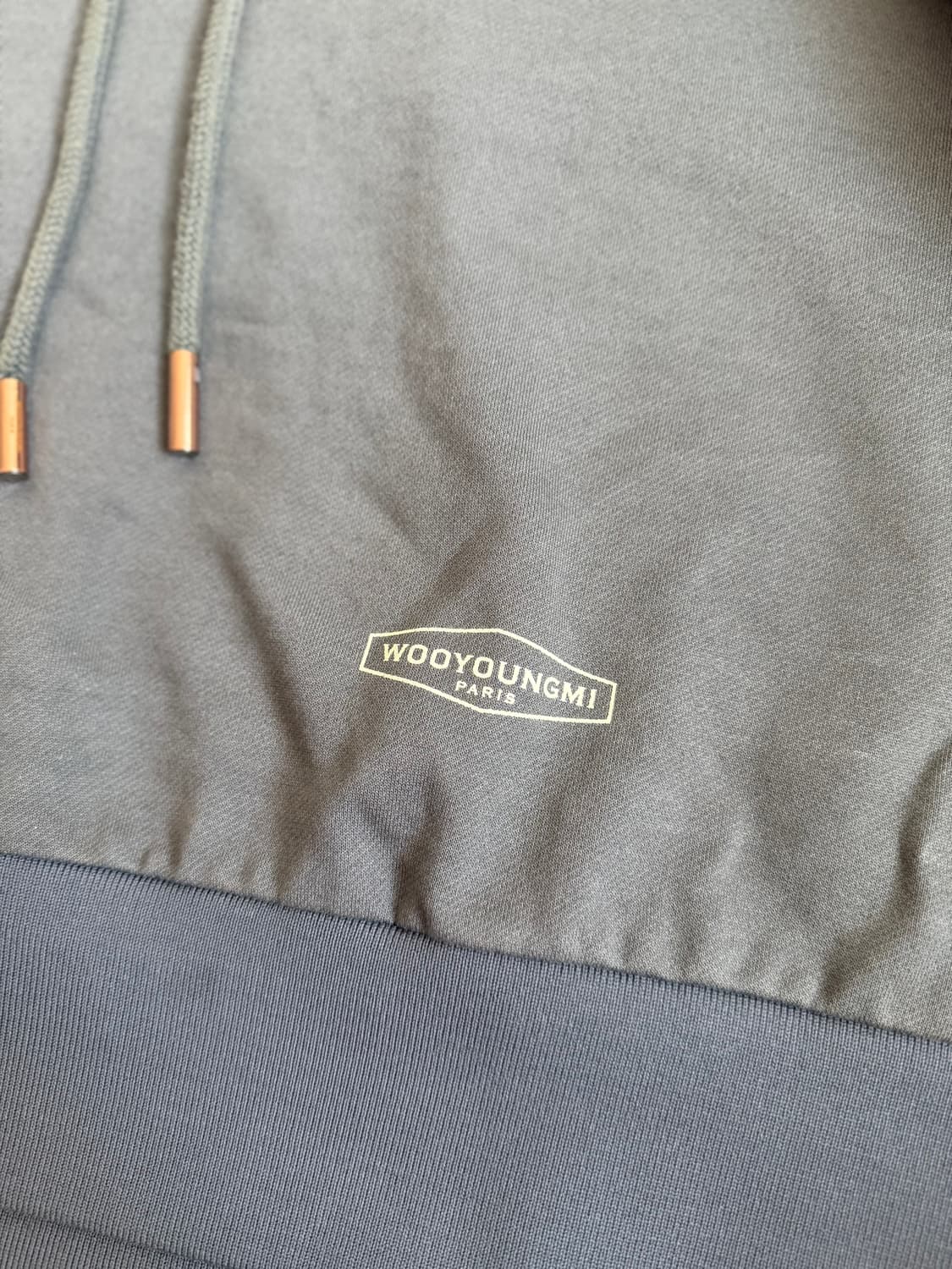 우영미 21F/W 그레이 백로고 후드 티셔츠 38 (95) 상품이미지7