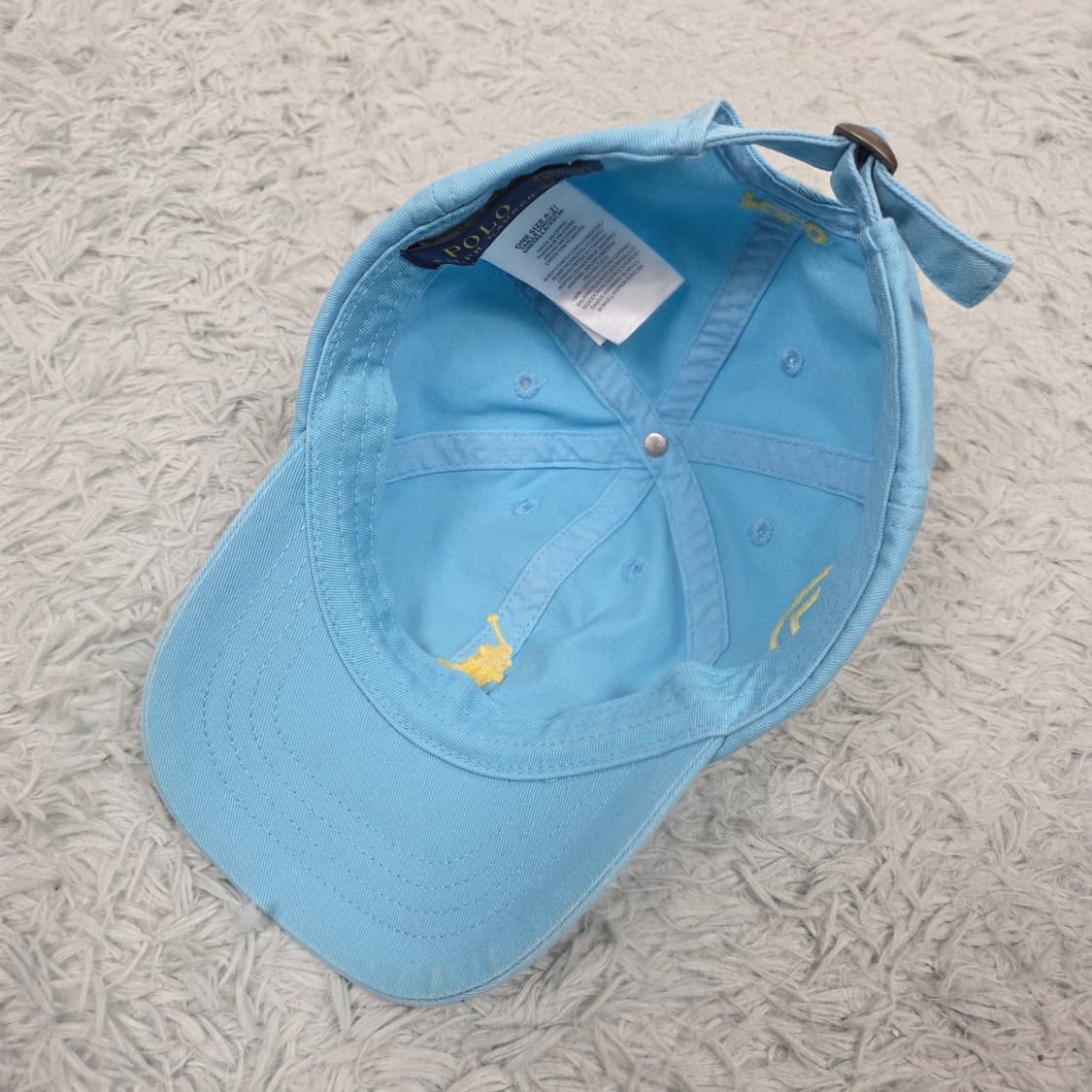 폴로랄프로렌 키즈 피그먼트 빅포니 볼캡 라이트블루 4-7 (53cm) 상품이미지8