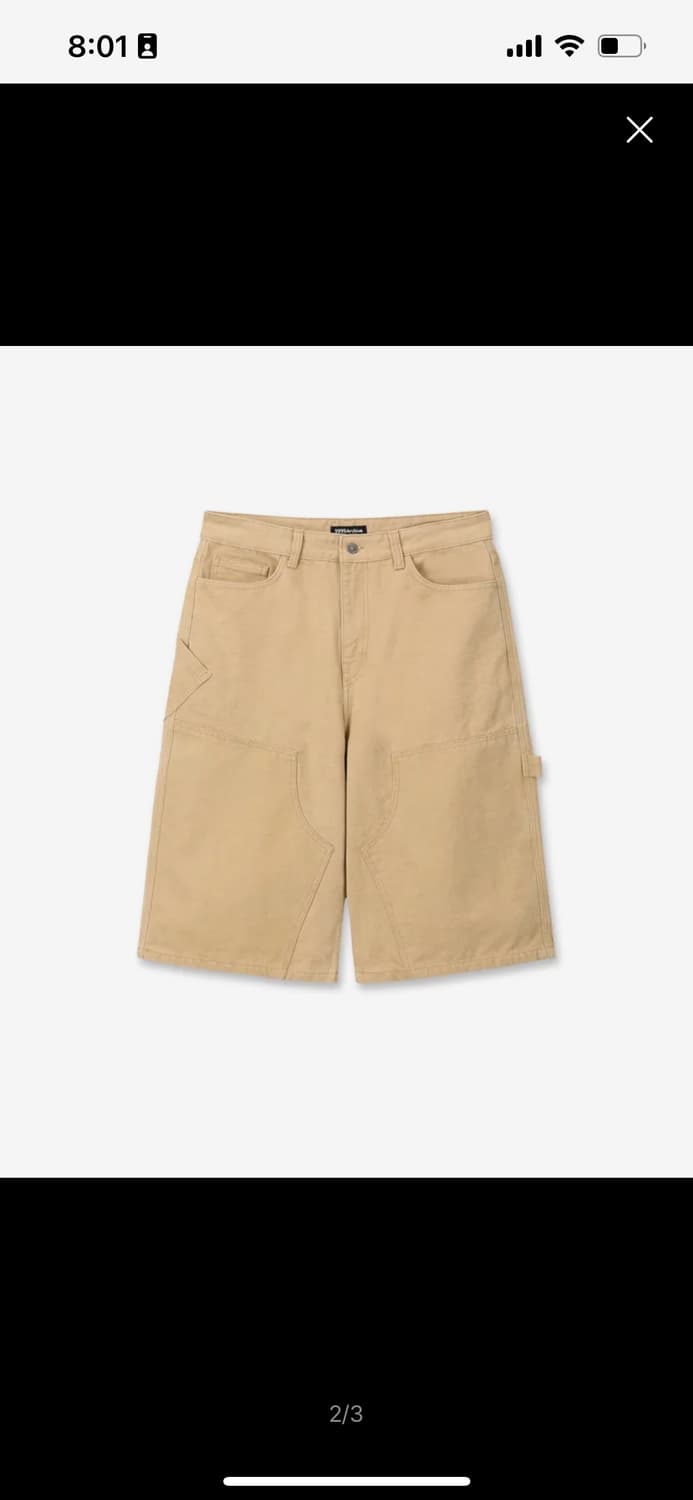 9999아카이브 더블니 버뮤다팬츠 상품이미지2