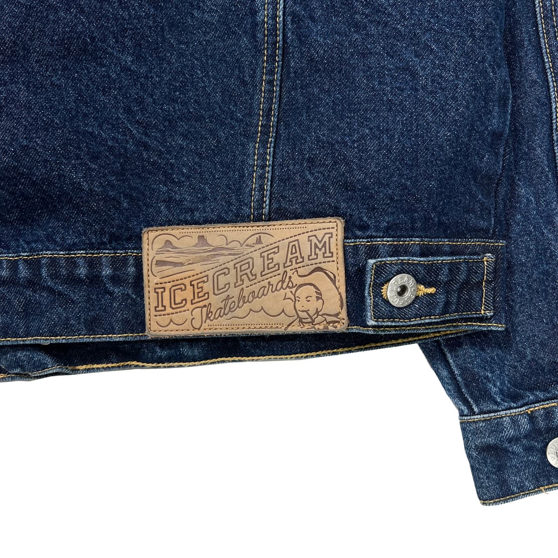 BBC 아이스크림 카우보이 데님 트럭커 자켓 (L) 상품이미지8