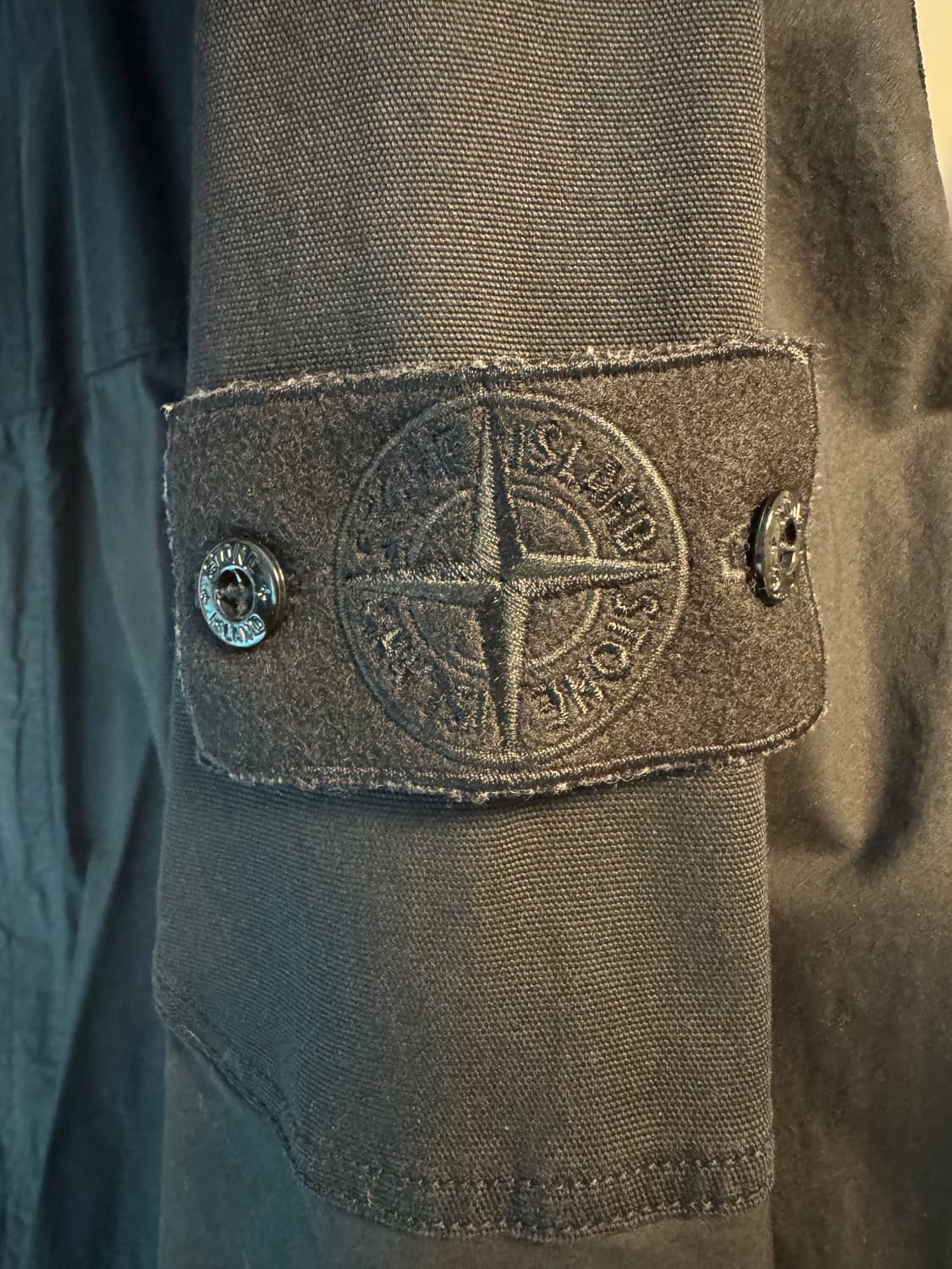 스톤아일랜드 고스트피스 오버셔츠 블랙 XXL 상품이미지7