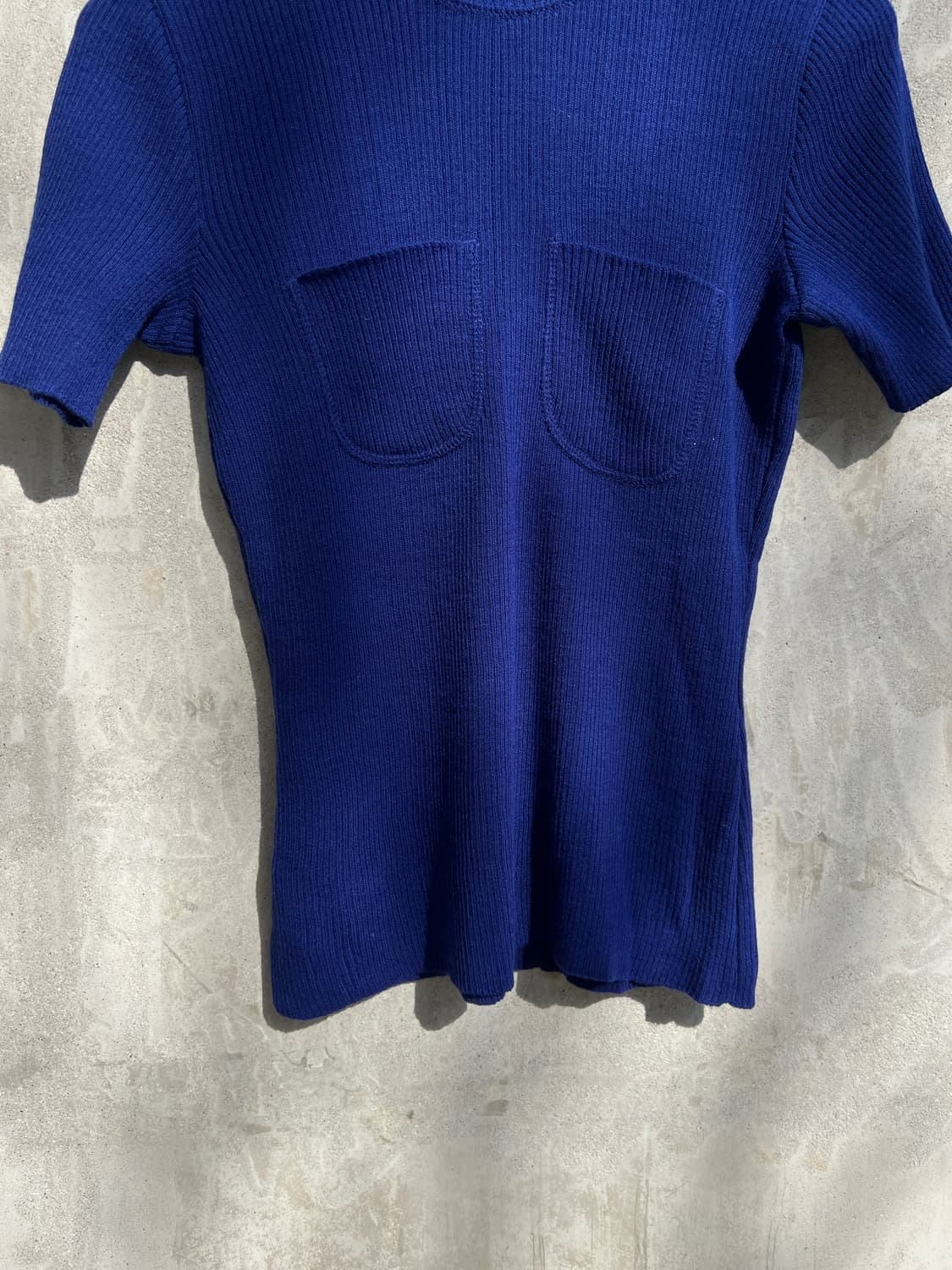 00s 겐죠 체스트포켓 하프니트 상품이미지5