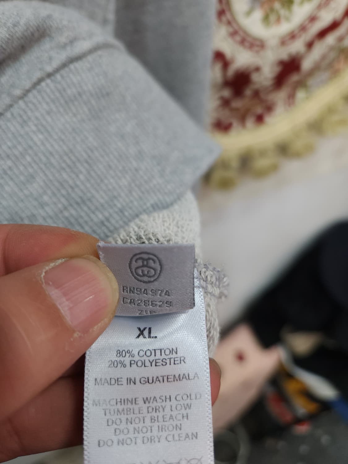 스투시 그레이 스탁 빅로고 맨투맨

 상품이미지7