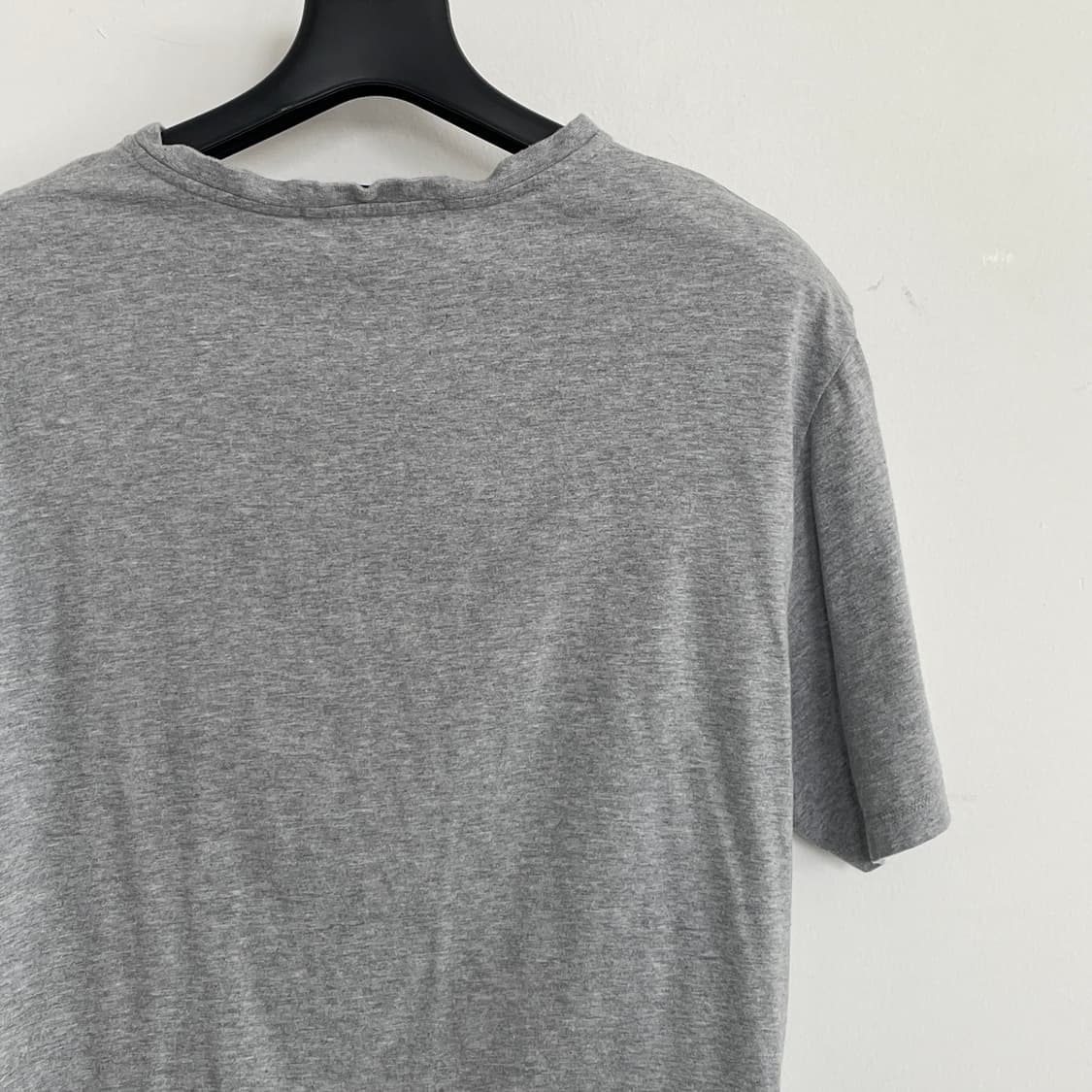 MSGM 공용 L,77 밀라노 로고 그레이 반팔 티셔츠 상품이미지5