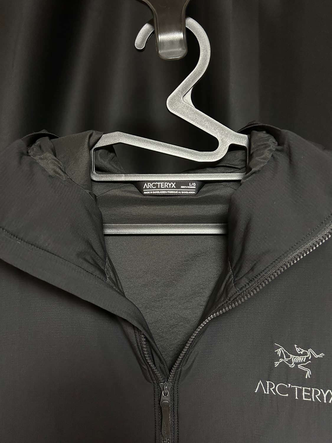 아크테릭스 아톰lt 후디 L 블랙 판매합니다 상품이미지4