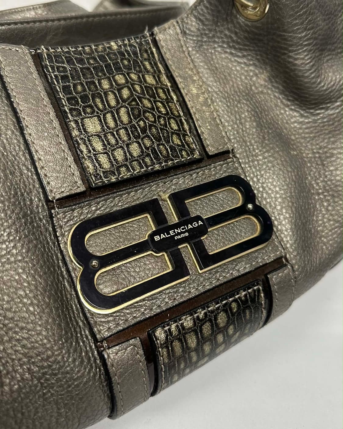 발렌시아가 가죽 BB 숄더백 상품이미지5