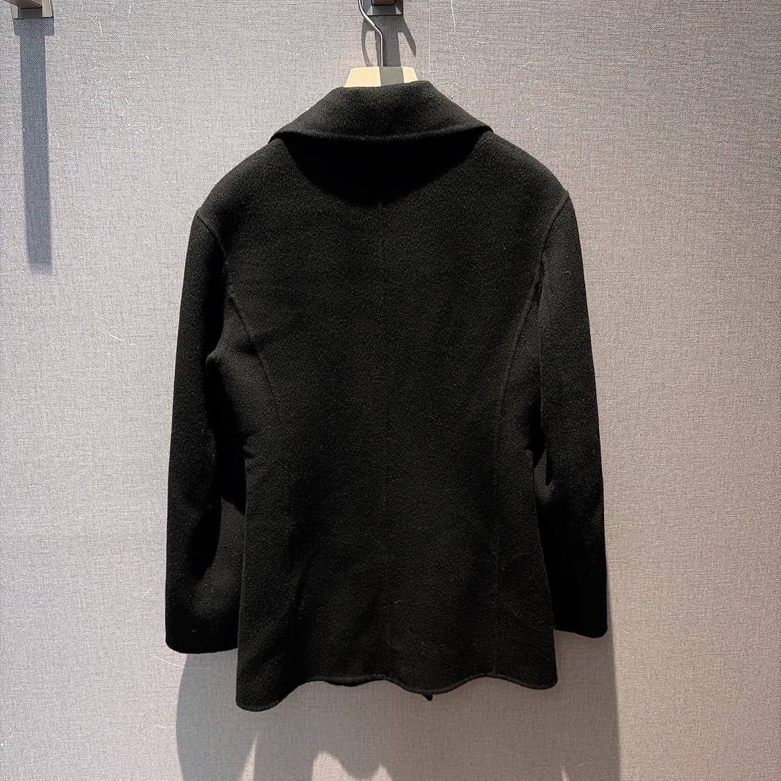 (정품/새상품) TOTEME 토템 여성 블랙 더블 울 웨이스트 자켓 상품이미지4