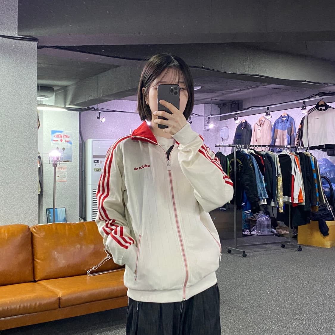 아디다스 베켄바우어 와플 트랙탑 화이트 져지 B4506 상품이미지1