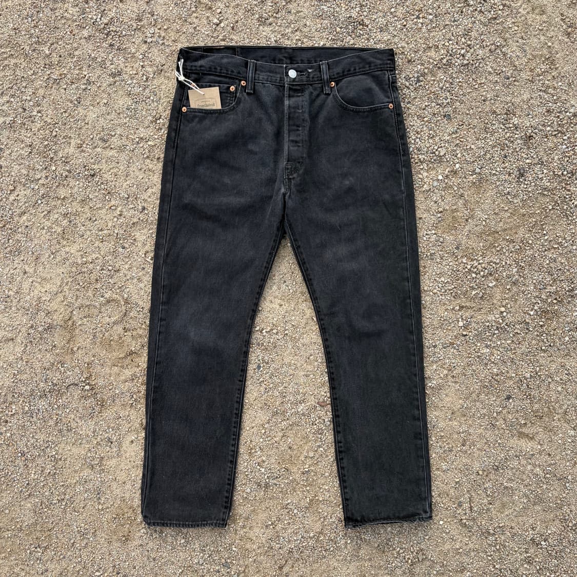 리바이스 501 스트레이트 블랙진 (34)   상품이미지4