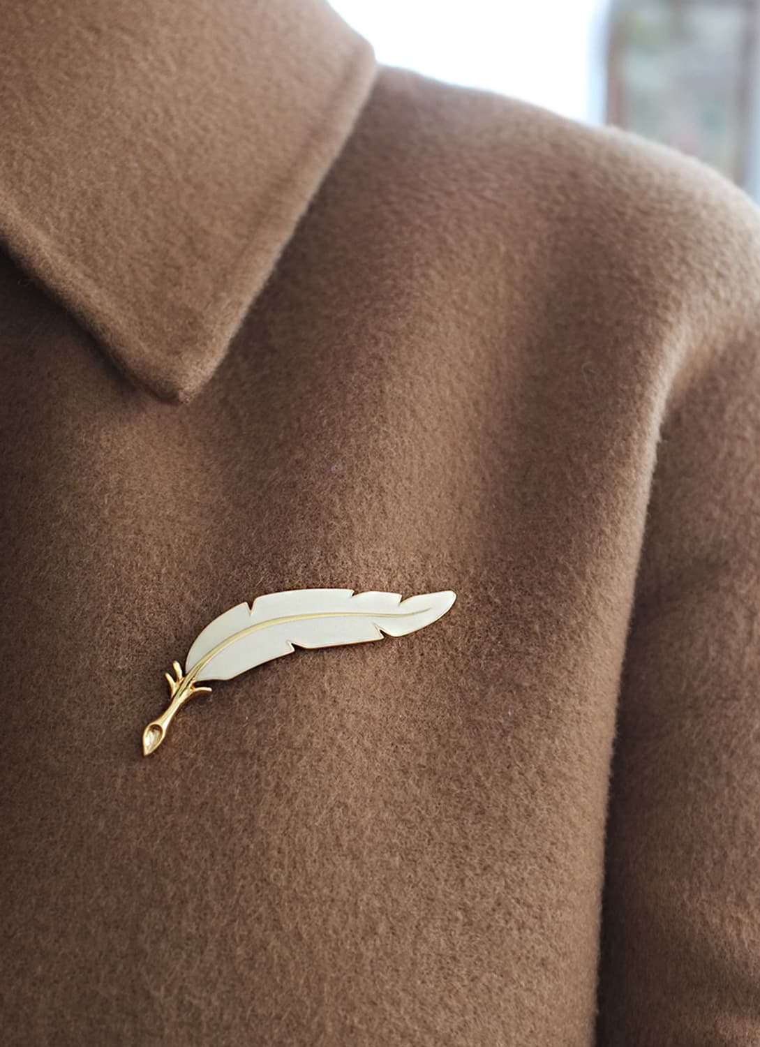 1970-1980s Monet 깃털 빈티지브로치 빈티지악세사리 상품이미지2