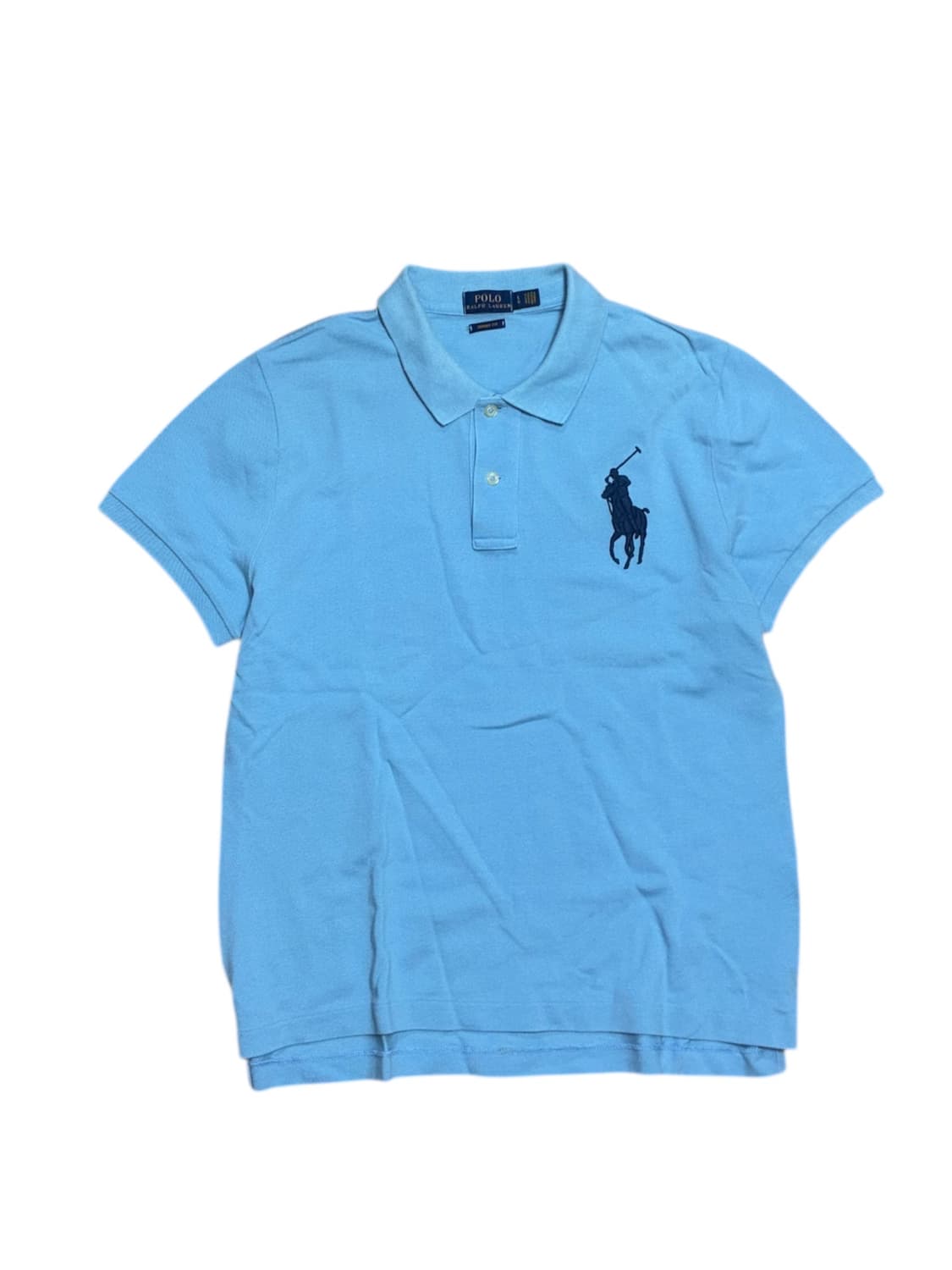 폴로 랄프로렌 빅포니 스카이 블루 반팔 카라티 상품이미지1