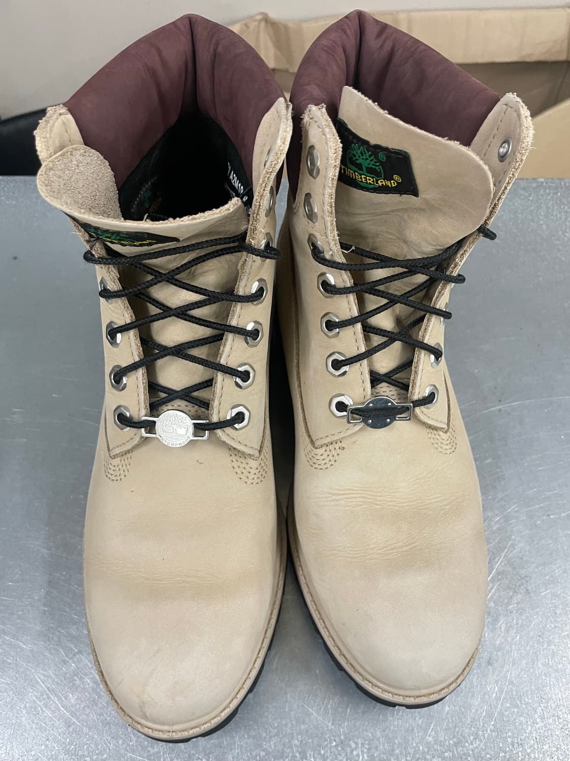 팀버랜드 6인치 프리미엄 워터프루프 부츠 라이트 베이지 US8 상품이미지5