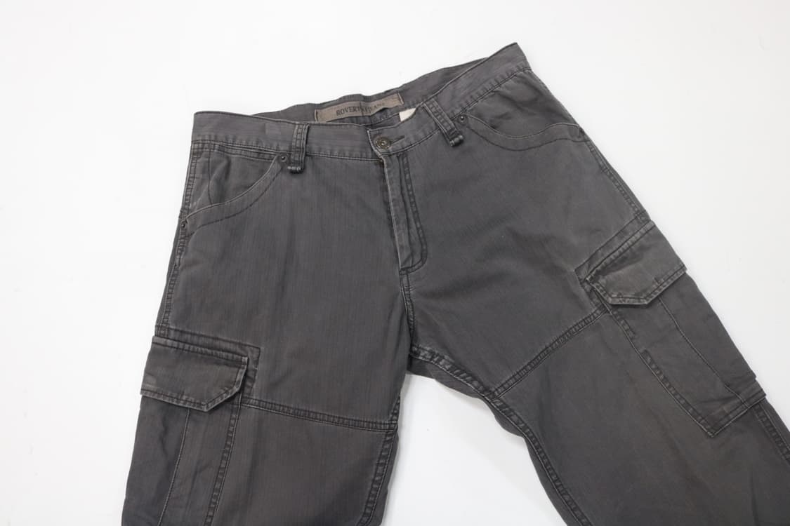 ROVERTRY 로버트리 헤링본 트윌 차콜 카고 팬츠 상품이미지3
