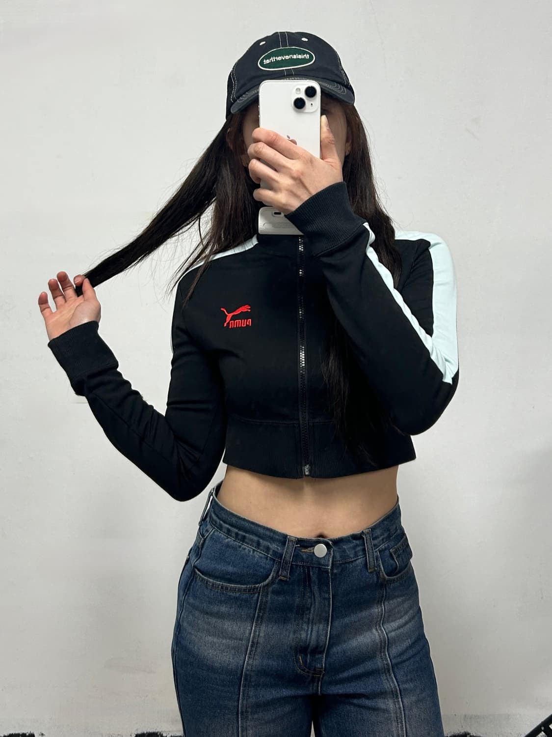 푸마 x 두아 리파 T7 자켓 블랙 상품이미지1