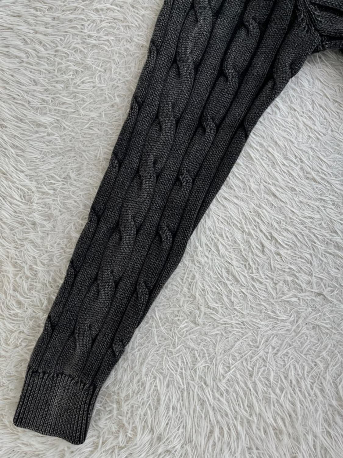 트릴리온 꽈배기 니트 집업 가디건/#3363 상품이미지2