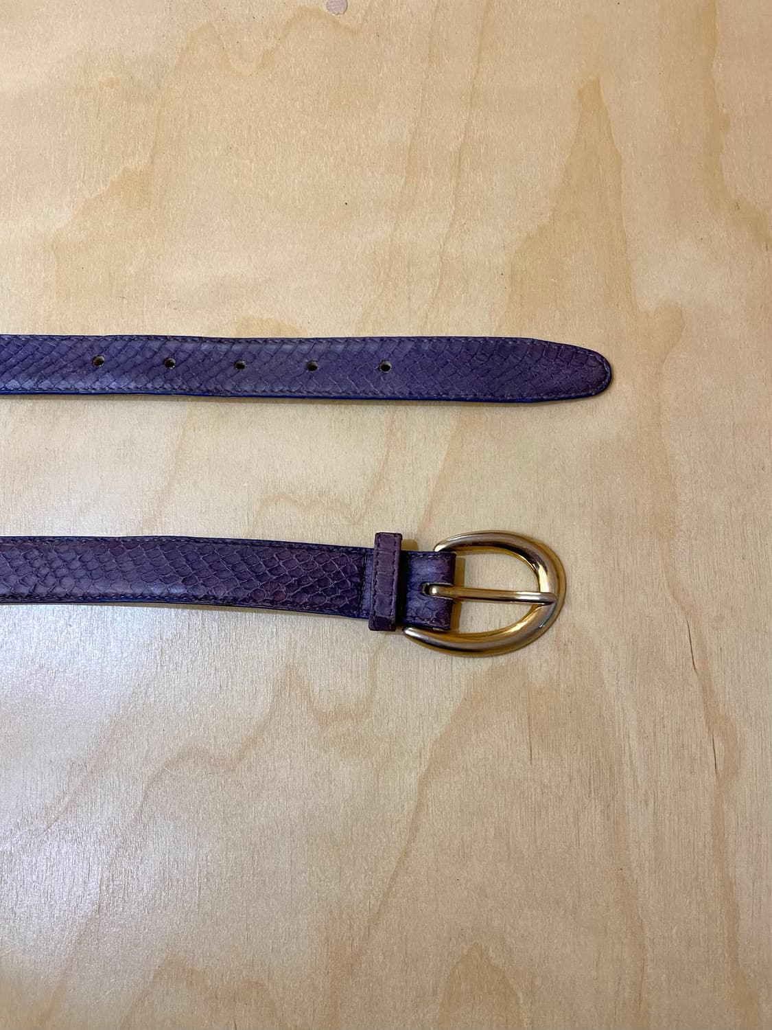 VTG python dressy belt 상품이미지4