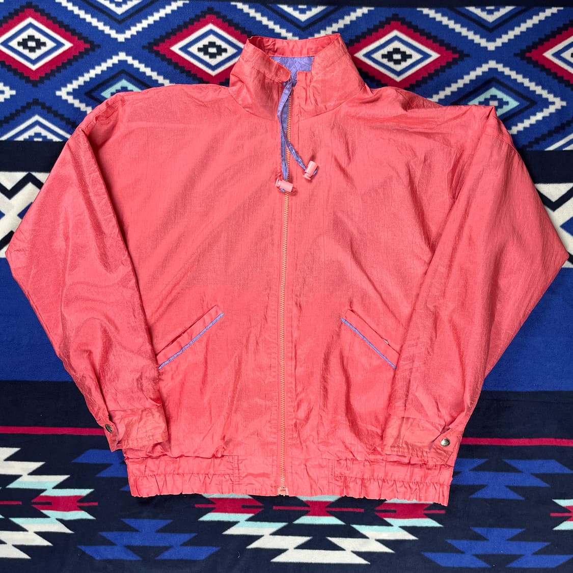 빈티지(made  hong kong) 리버시블 자켓 (공용) 상품이미지5