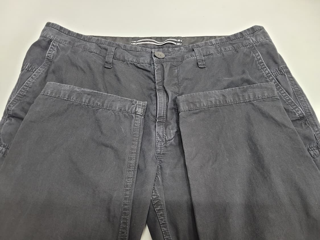 스톤아일랜드 21SS 로고 패치 와펜 카고 팬츠 / 남 84 매장판 블랙 상품이미지4