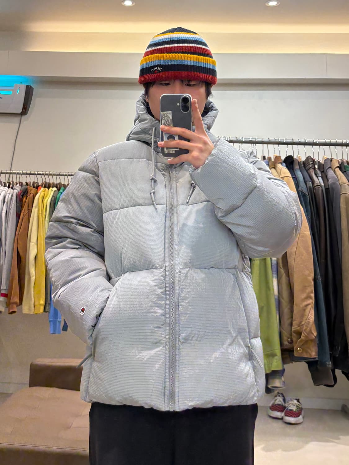 챔피온 나일론 후드 패딩 상품이미지5