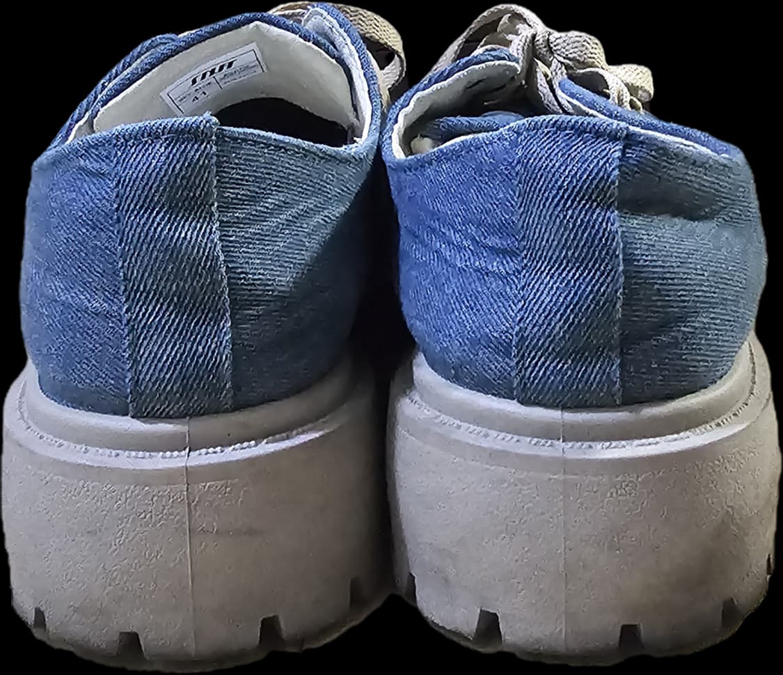 BOLD TOE DERBY (DENIM) - SKY BLUE 42 상품이미지4