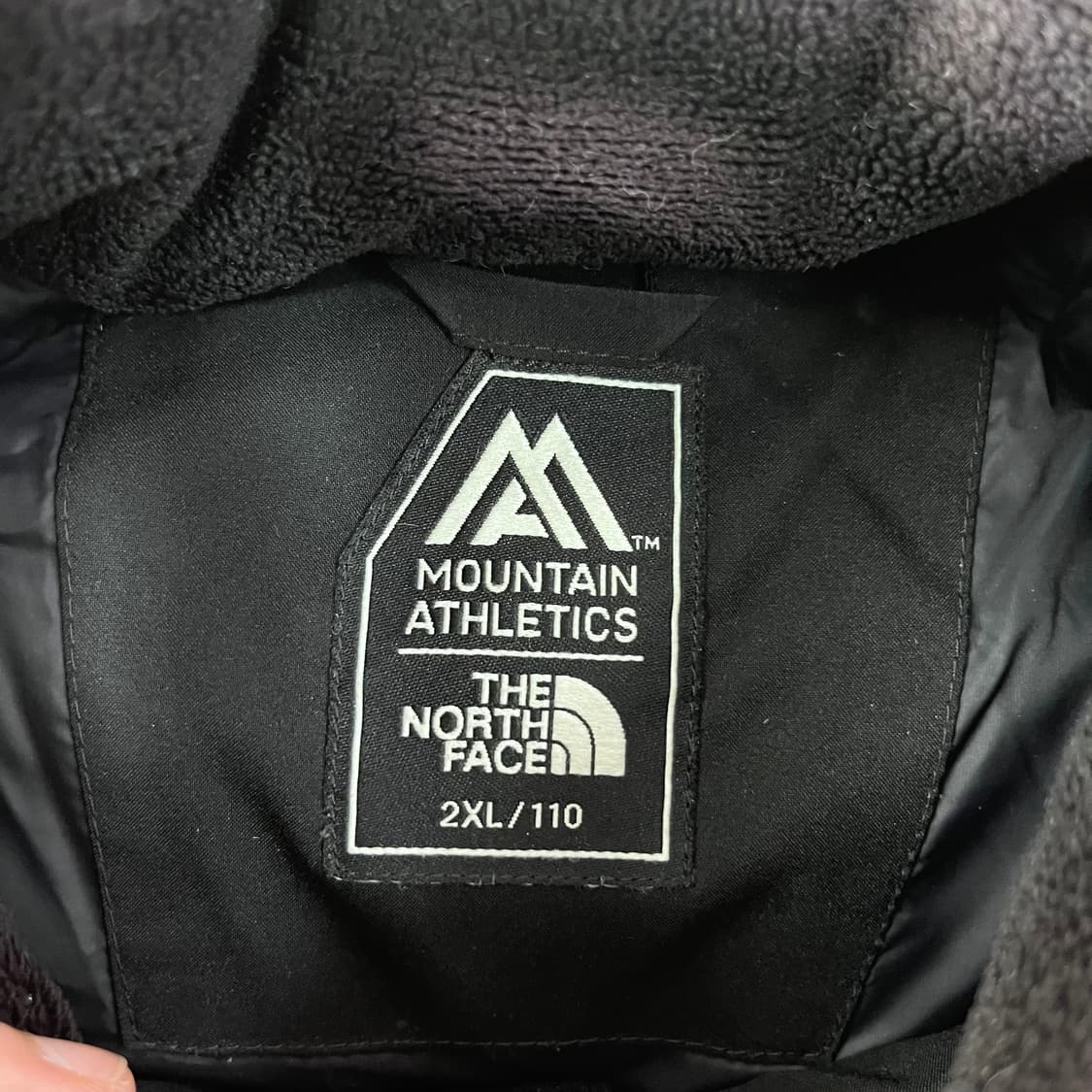 105 노스페이스 덕다운 블랙 패딩 상품이미지3