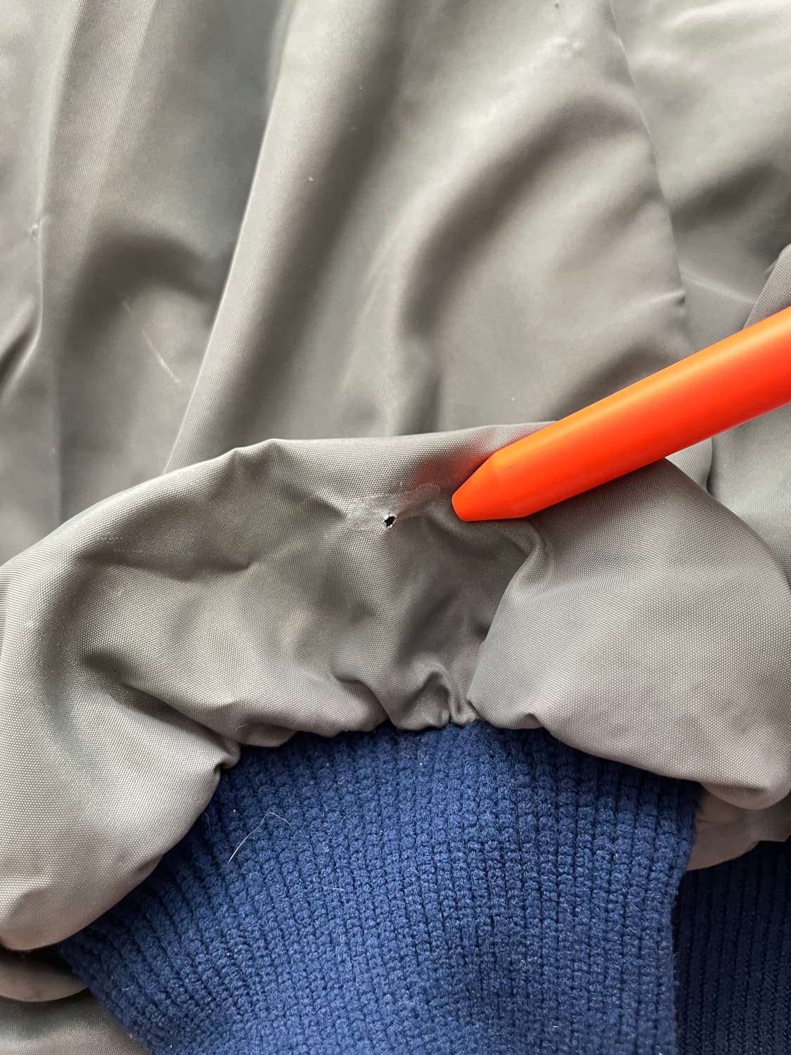 80s 파타고니아 쉘드 신칠라 데카태그 봄버 자켓 그레이 그린 rare 상품이미지10