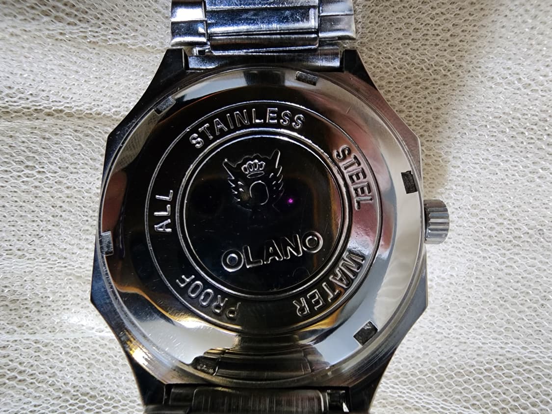 빈티지 OLANO 수동 기계식 청판 메탈 시계 상품이미지4