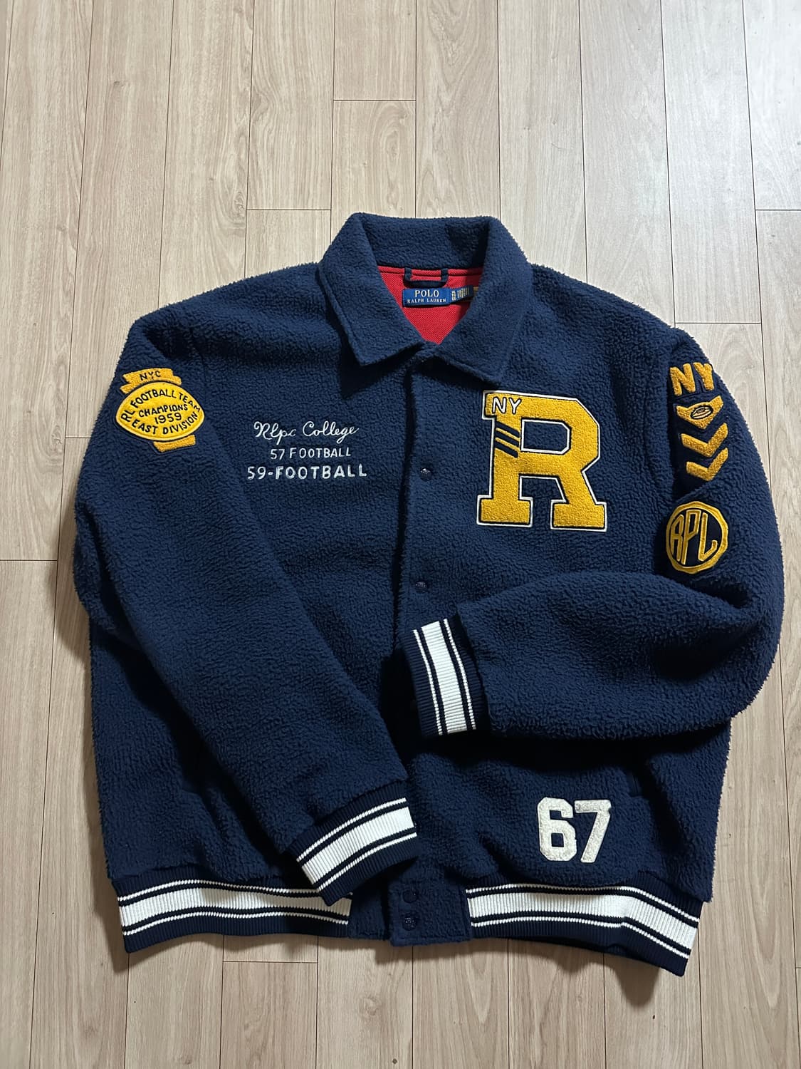 폴로 랄프로렌 레터맨 플리스 XL 상품이미지1