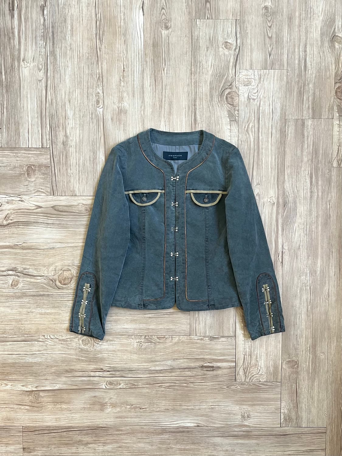 UNSPECK 스웨이드 후크 자켓 상품이미지1