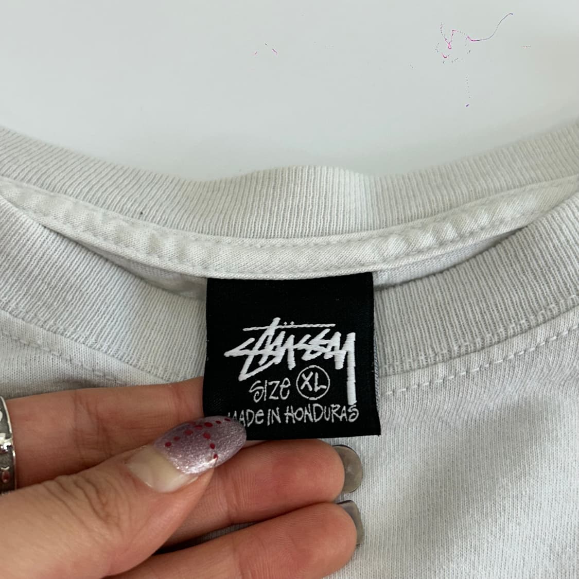 Stussy 스투시 월드투어 롱슬리브 화이트 상품이미지5