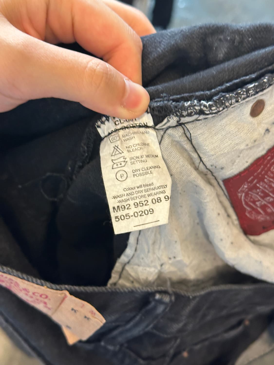 90s Made in USA Levis 505 REDTAB W34 L34 상품이미지5