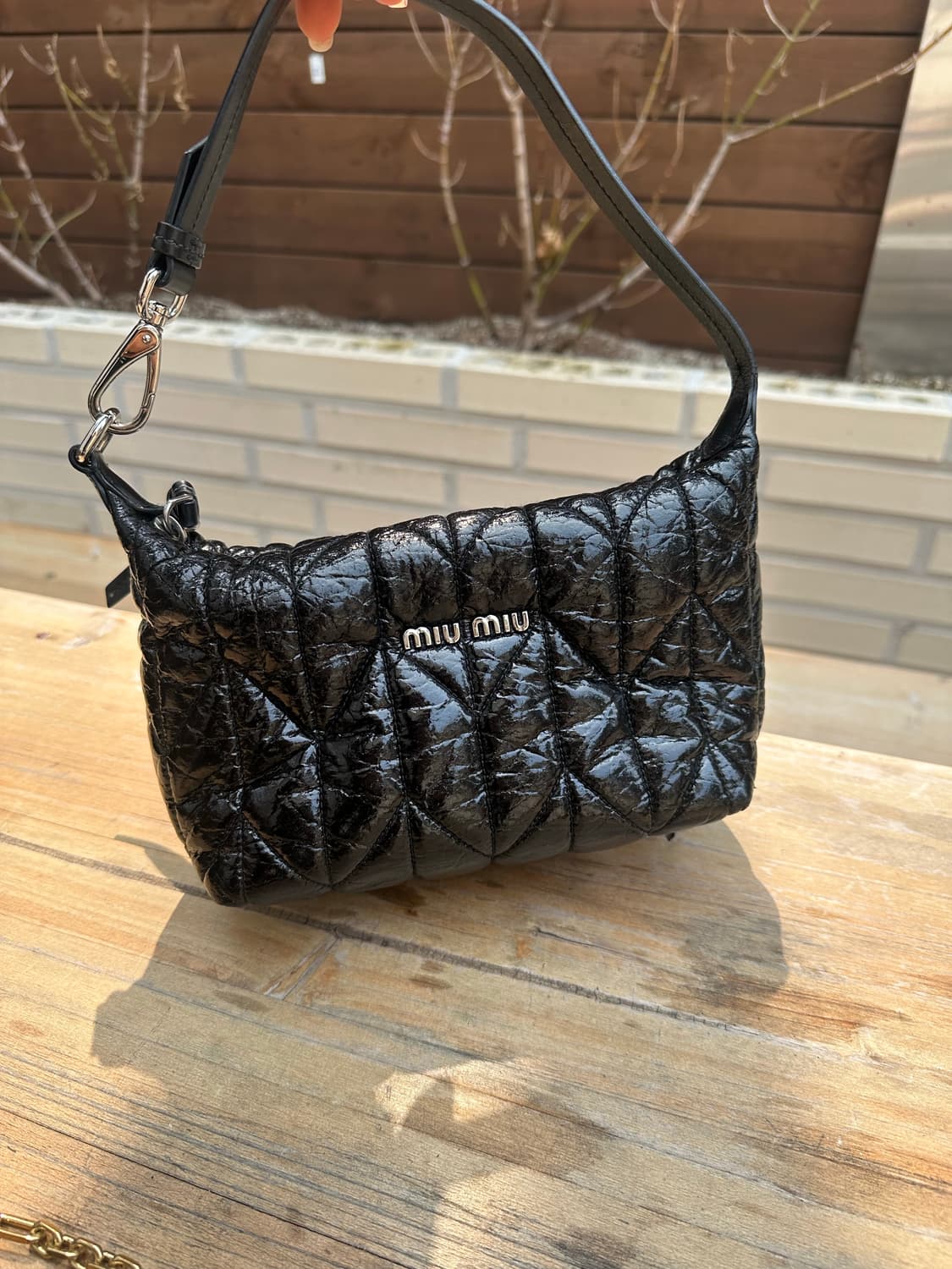 [정품] 미우미우 마테라쎄 스피릿 은장 블랙 상품이미지1