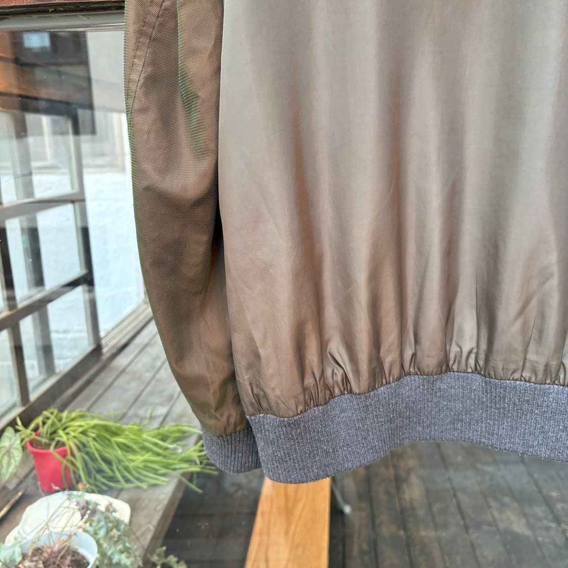 랑방 올리브 & 카모 후드 바람막이 상품이미지4