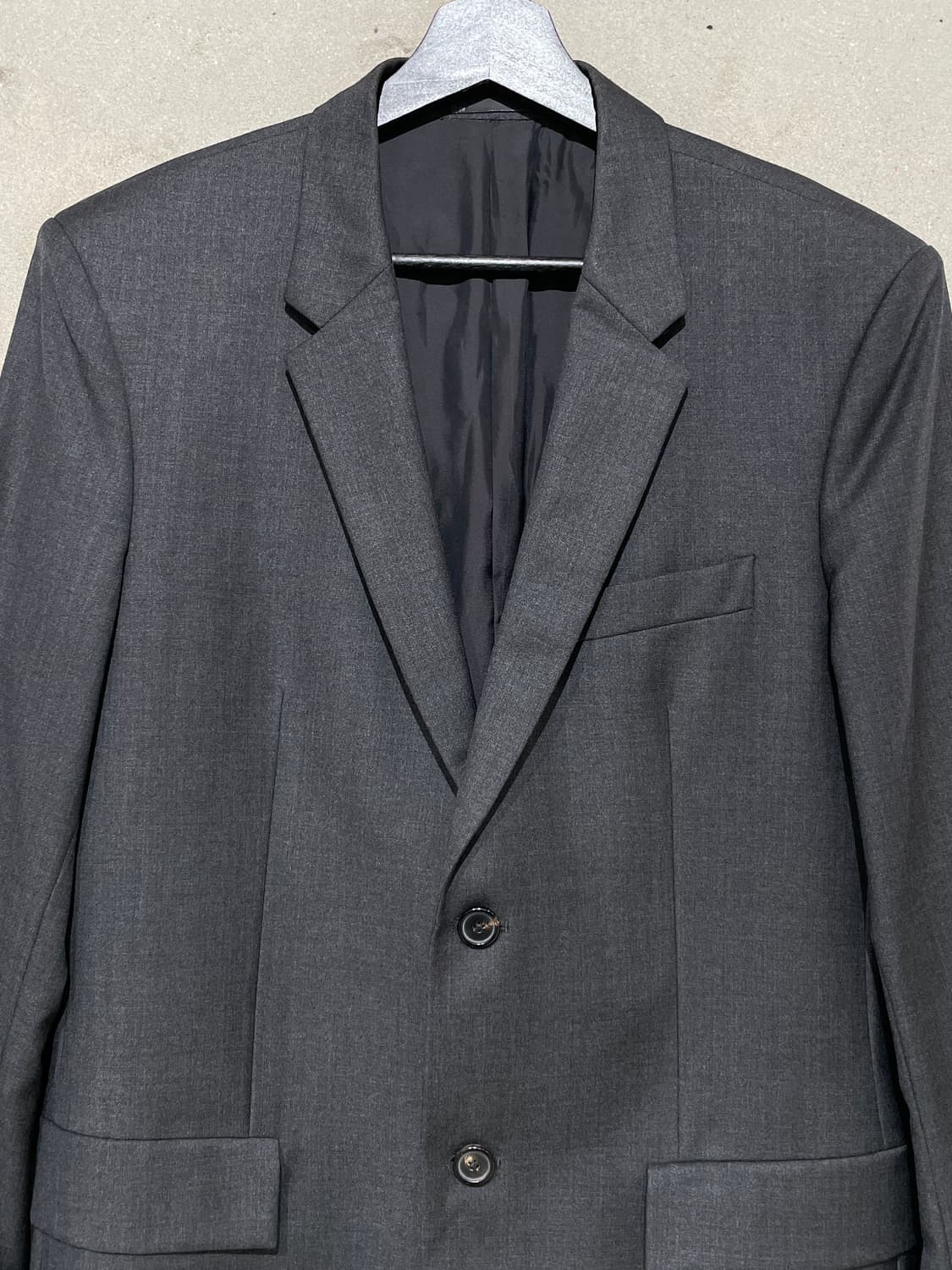 질샌더 차콜 테일러 메이드 클래식 슈트 셋업 상품이미지3