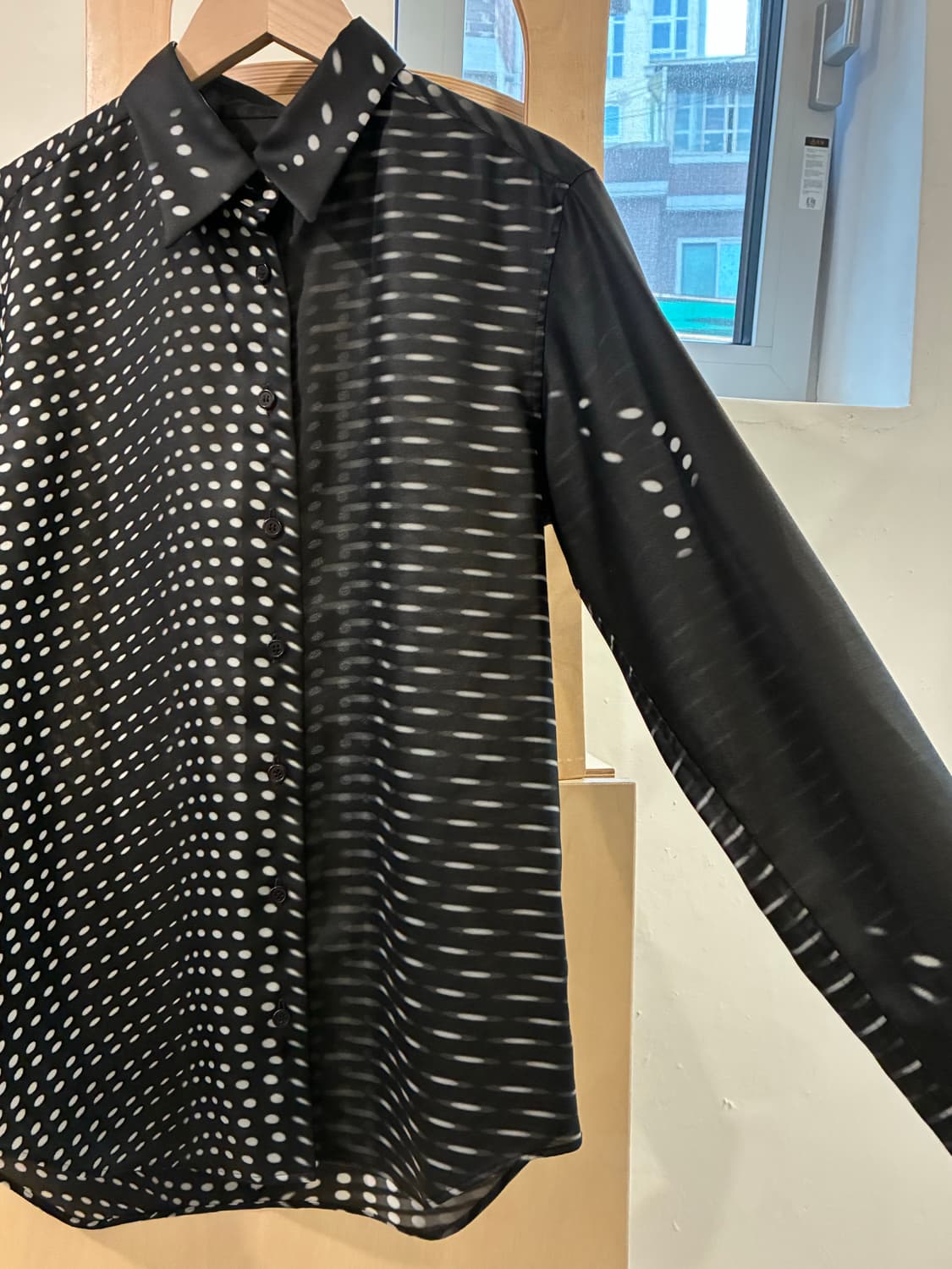 이세이 미야케 도트 셔츠 상품이미지2