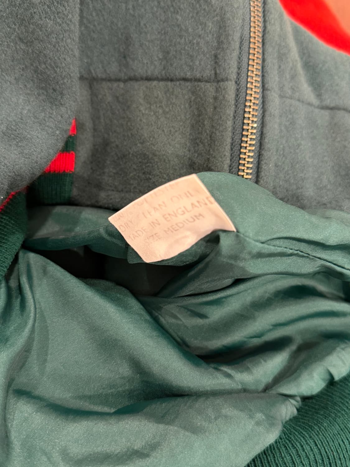 90s Castrol 빈티지 레이싱 울 바시티 자켓 (England) 상품이미지10