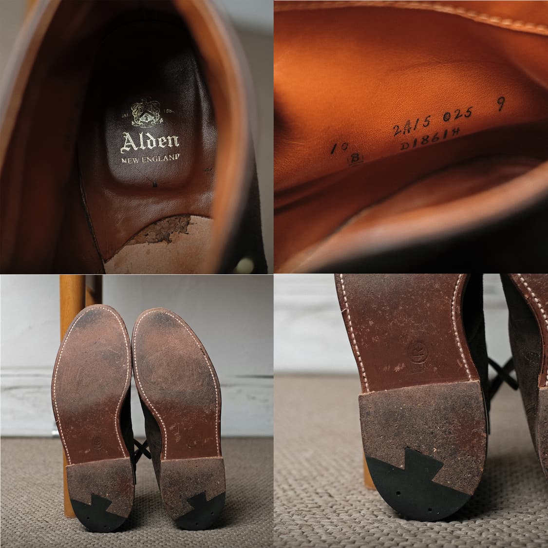 알든 D1861H 10D(280-285)사이즈 로든그린 스웨이드 캡토부츠 상품이미지10