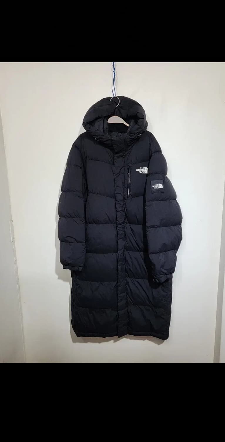 노스페이스 구스다운 롱패딩 점퍼 블랙 거위털 빅사이즈 패딩코트  상품이미지1