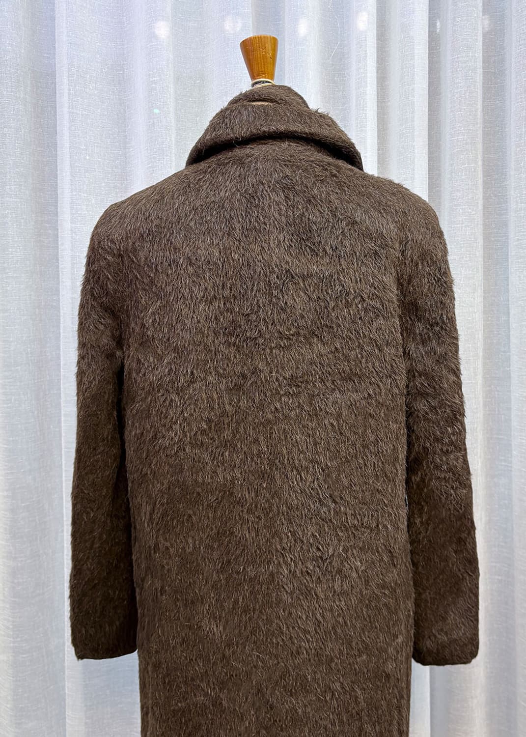 마리끌레르 알파카 베이직롱코트 상품이미지4